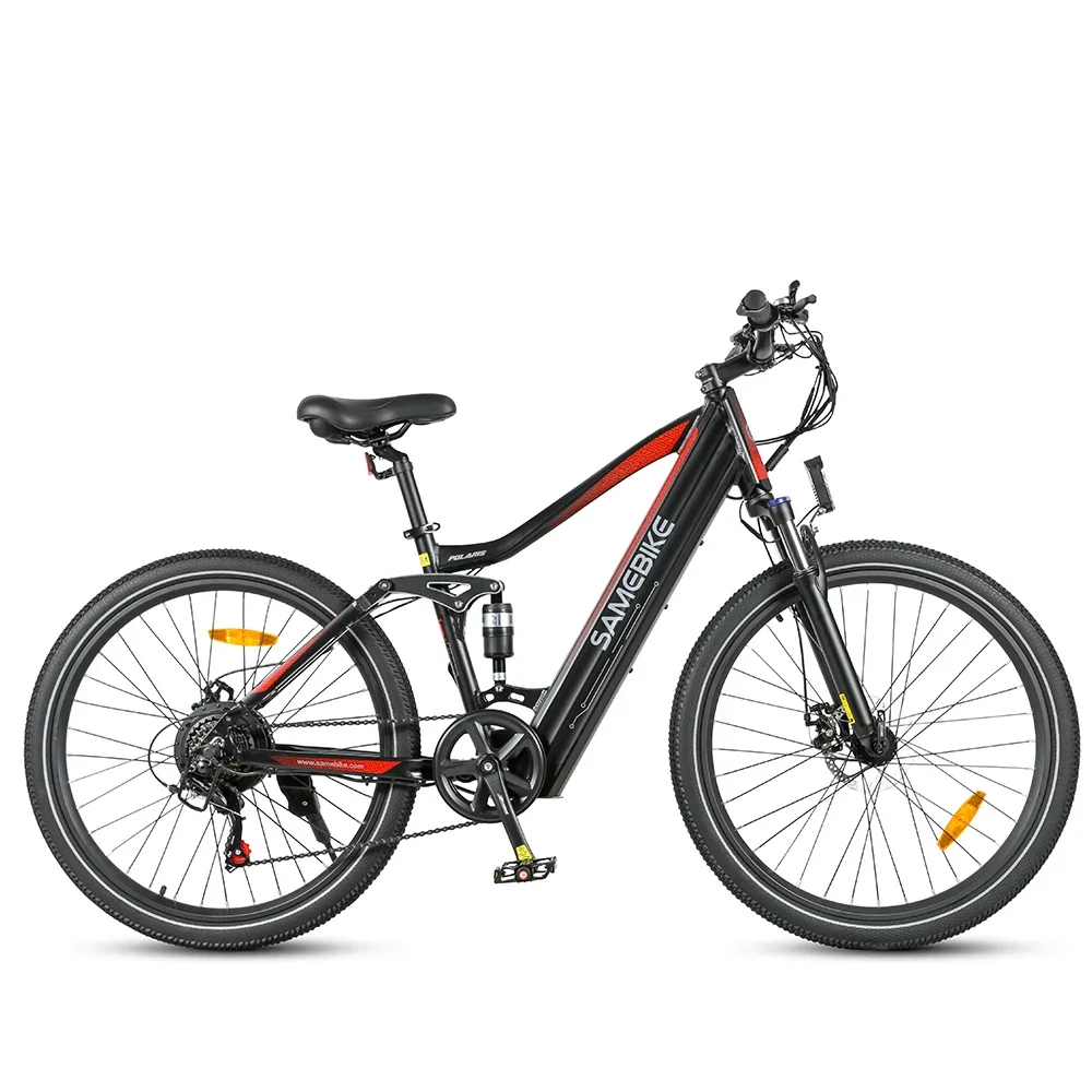 For SAMEBIKE XD26-II Hybrid Electric Bike with 48V 14Ah Lithium Battery 750W Motor 45KM/H Max Speed Hydraulic Brakes