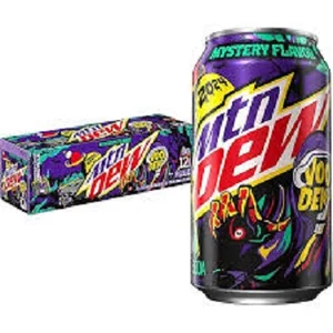 MountainDew Sugar-Free Carbonate-Based Energy Drink with Dietary Fibre and Coconut Water 0.5L Bottle Format