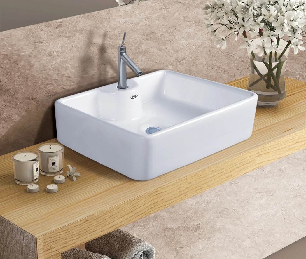 Elevated Washroom And Vanity Countertop Neo Rectangular Wash Basin