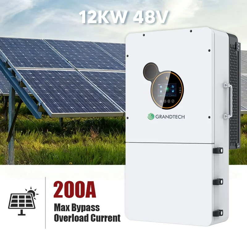 Srne 10 kW 12 kW 8 kW 48 V DC 120/240 V 208 V AC Puhdas siniaalto aurinkoinvertteri Split Double MPPT On/Off Grid Hybridi-aurinkoinvertteri
