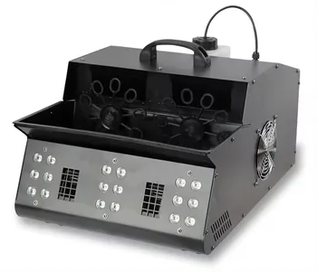 1500W LED Smoke Bubble Machine Remote Control Bubble Smoke Machine for Wedding DJ Party Stage Lighting Effect