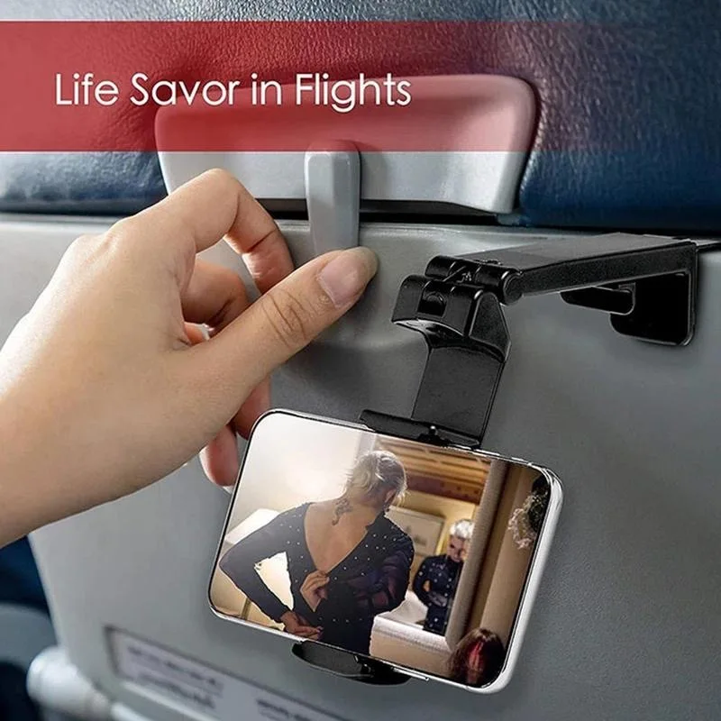 Universal In Flight Airplane Phone Holder Mount Pocket Size Travel