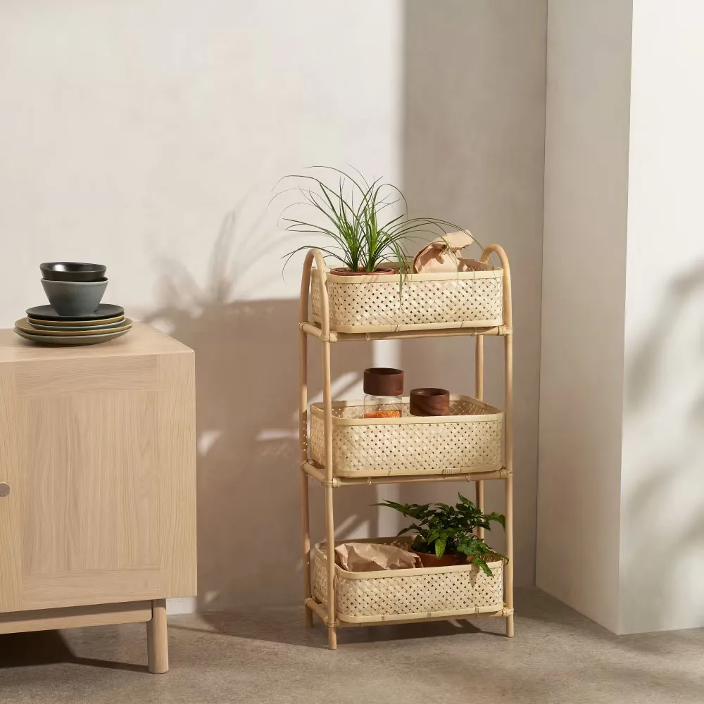 Best Design Bamboo Standing Shelf Bookshelf Store Items With 3tier