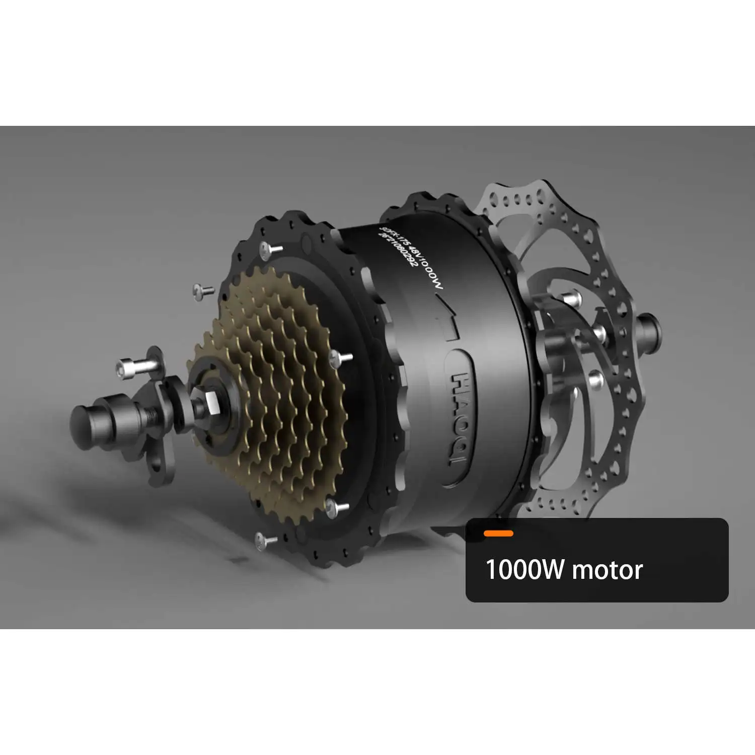 52V 1000W Electric Cafe Racer with 26.1AH Battery  HAOQI Rhino