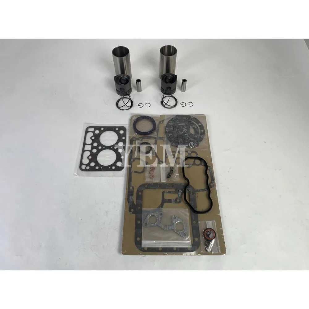 Rebuild Kit With Piston Ring Liner Gaskets Fit for Kubota Z750 Excavator Parts