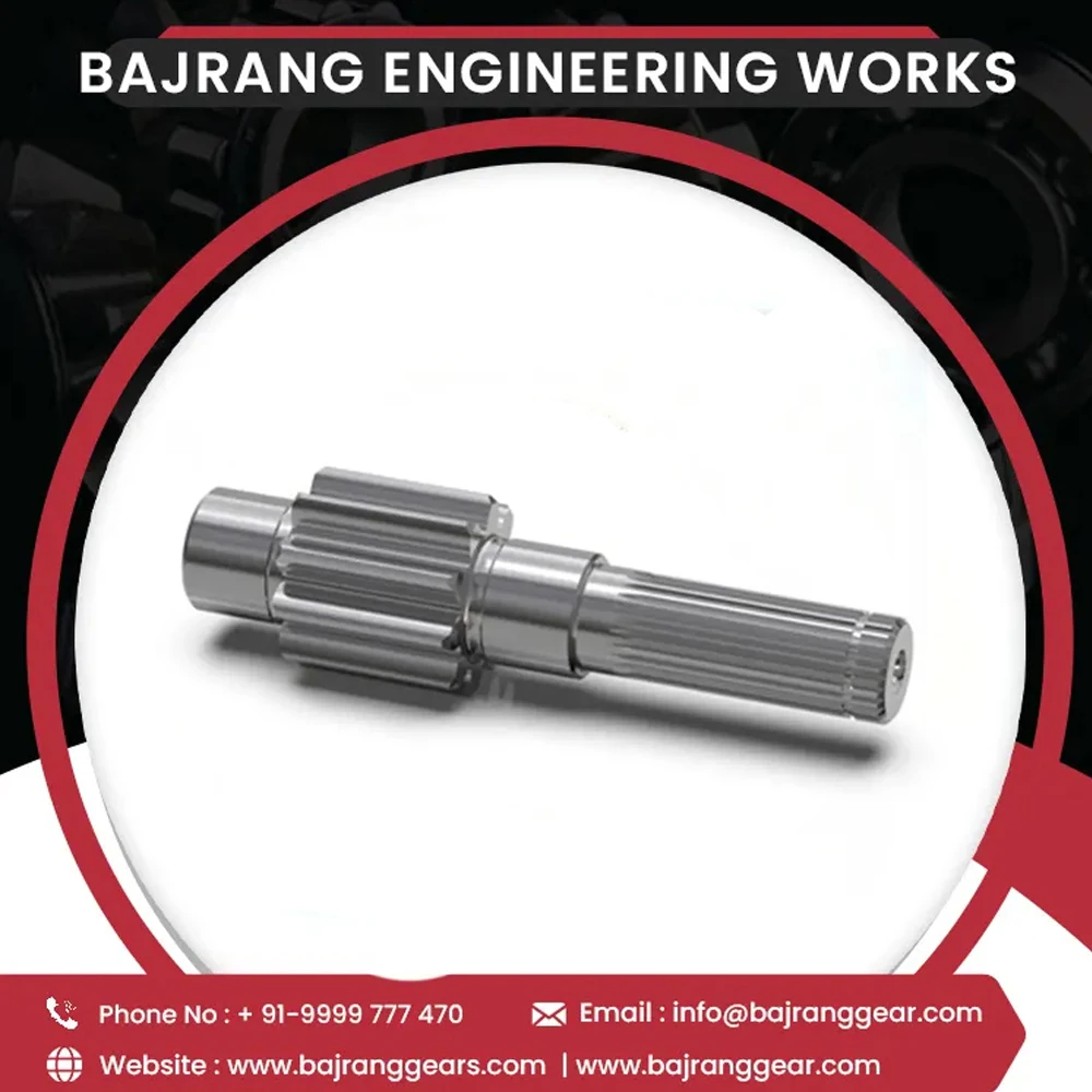 Standard Performance Spline Shaft Indian Exporter Stainless Steel