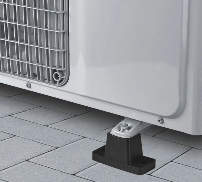 Retekool Factory Sales Anti Vibration AC Rubber Mounting Foot Pads Stands Rubber Brackets for Air Conditioner