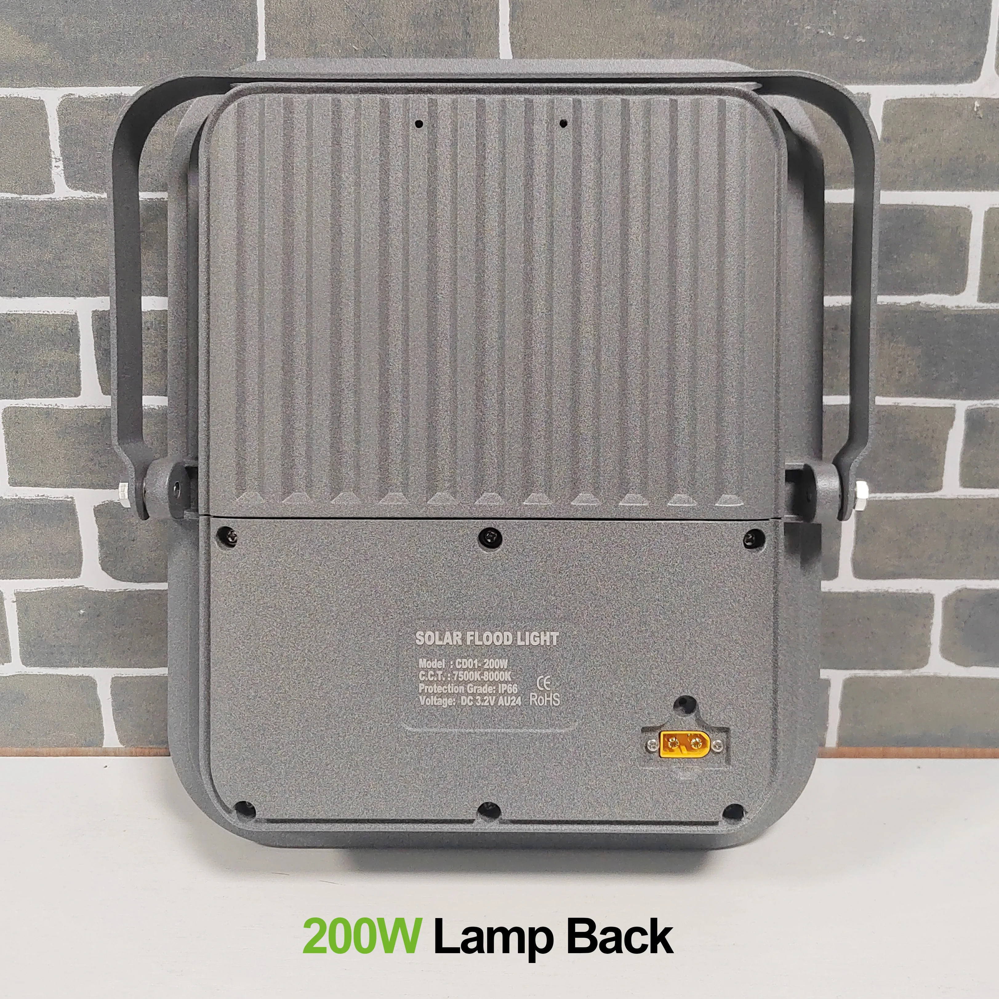 60w 100w 200w 300w LED Solar Flood Light Battery Replaceable Outdoor Waterproof