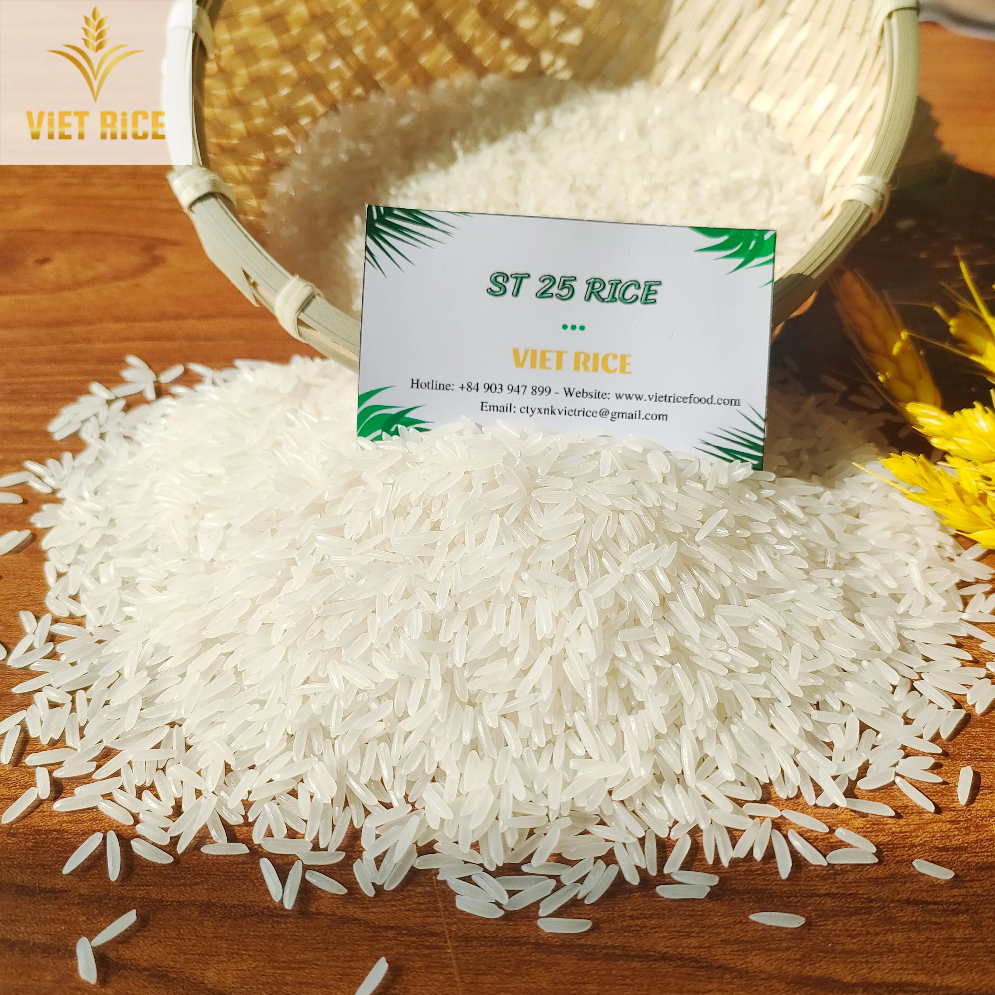 Fragrant Rice / Long Grain White Rice / St25 Rice From Vietnam - Buy ...