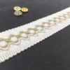 White with gold pattern