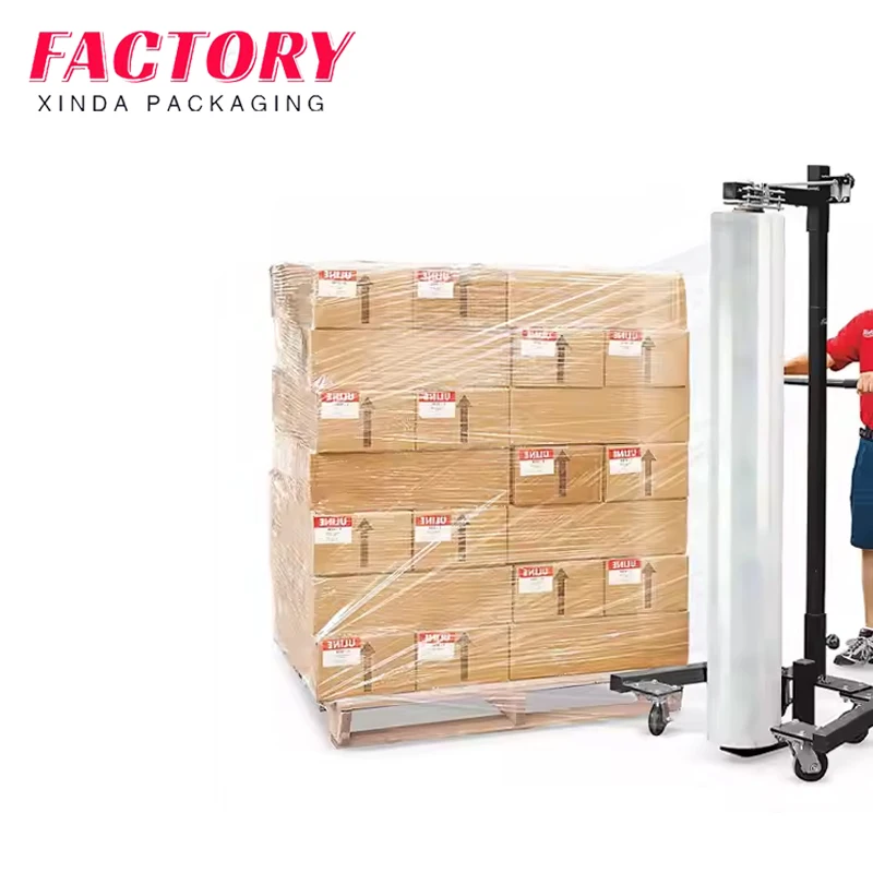 Moisture Proof Packaging Soft  Plastic Wrapping  Lldpe Stretch Film Customized
