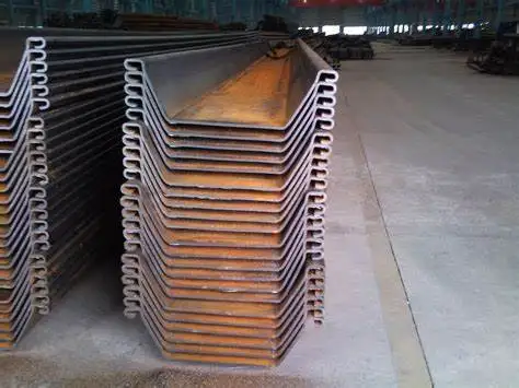 Стальной лист сваи блокирующий Z типа U En10249 S355jr S355j0 S355j2h