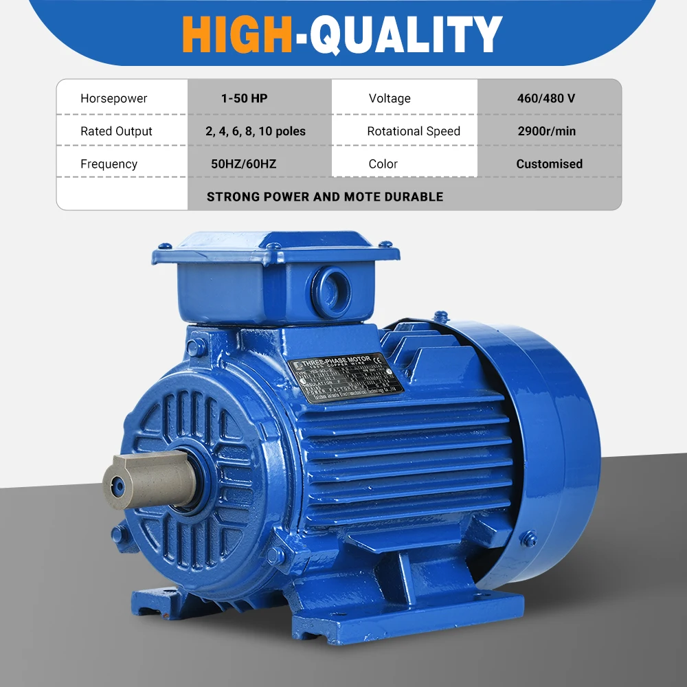 Best Prices Three Phase AC Motor 1HP 2HP 3HP 5HP 10HP 20HP 30HP 40HP 50HP Electric Motors