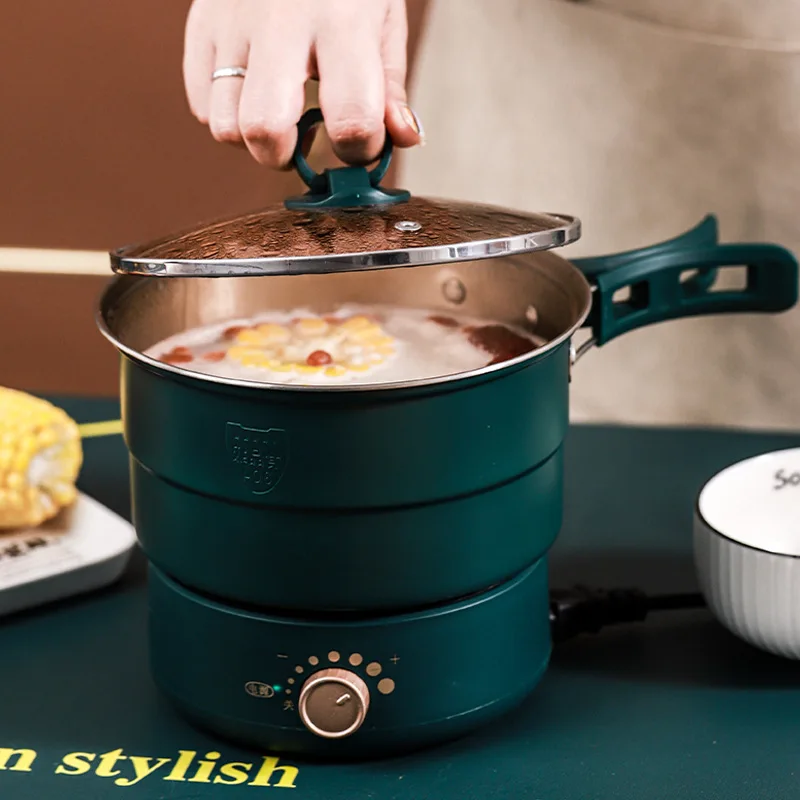 Mini Portable Electric Boiling Pot And Frying Pan Foldable Electric ...