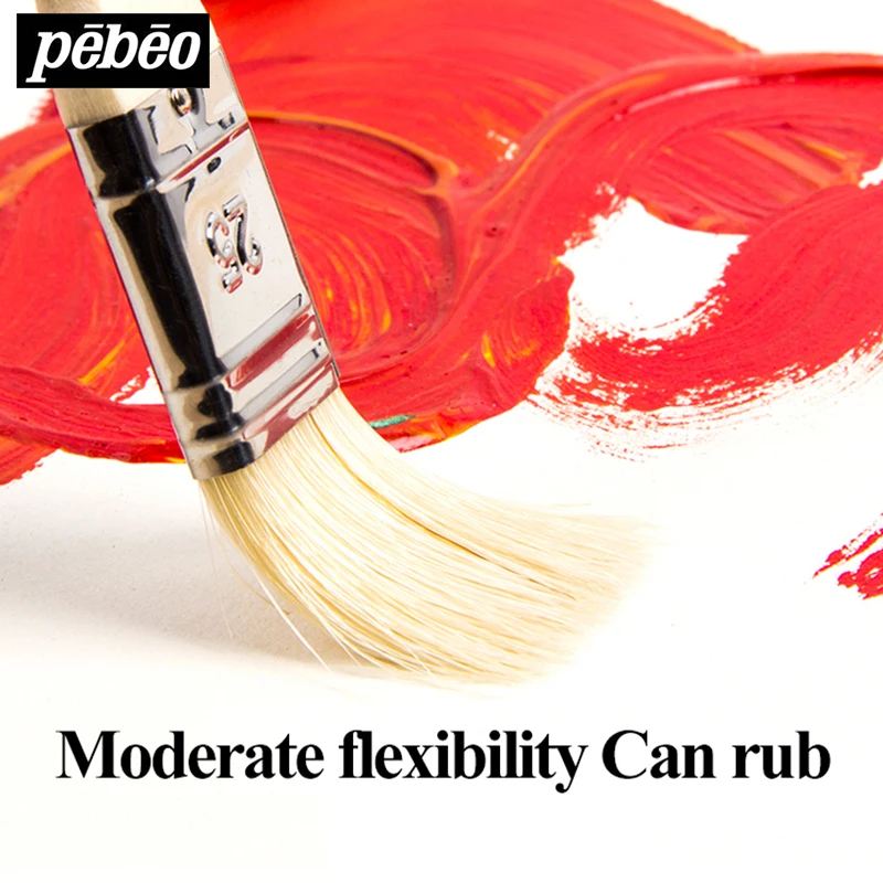 Pebeo 950650 2/3 шт зубные щетки с ворсинками из масляной краски кисти для обучения нанесению акрила гуашь Картина на холсте рукоделия