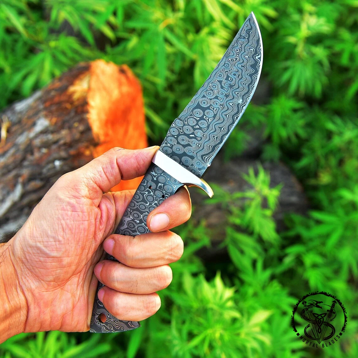 Manufacturer Supplier Damascus Knife Blank Set Knife Blanks Stainless Steel Hunting Knife Making