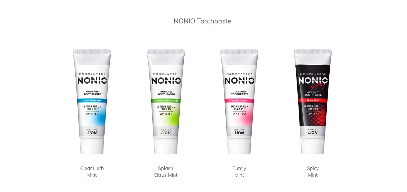 NONIO Toothpaste Japanese Toothpaste Whitening Fresh Breath