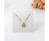 100 pcs In 1 Set White earring card