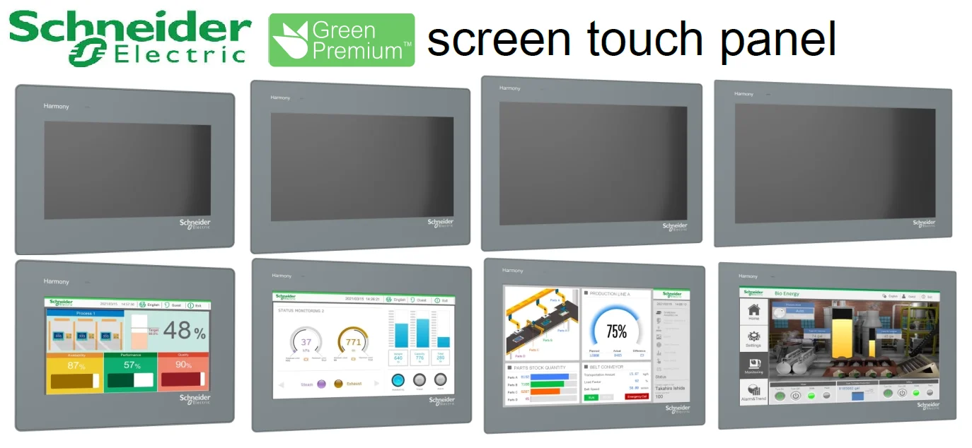 High Quality Schneider Hmi Display Screen 10 Inch Touch Panel Hmiet6500 ...