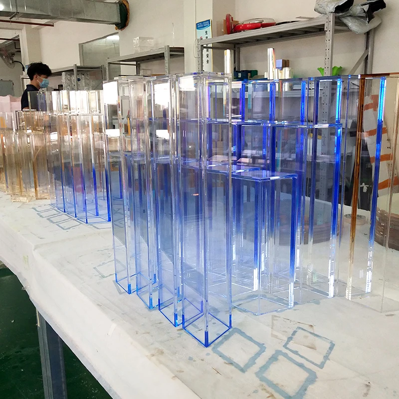 Laser Cutting Gradient Colored Acrylic Sheet