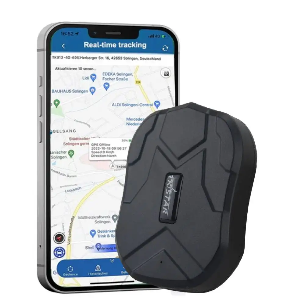 Winnes Localizador GPS Para Coche 5000 MAh Magnético, Resistente