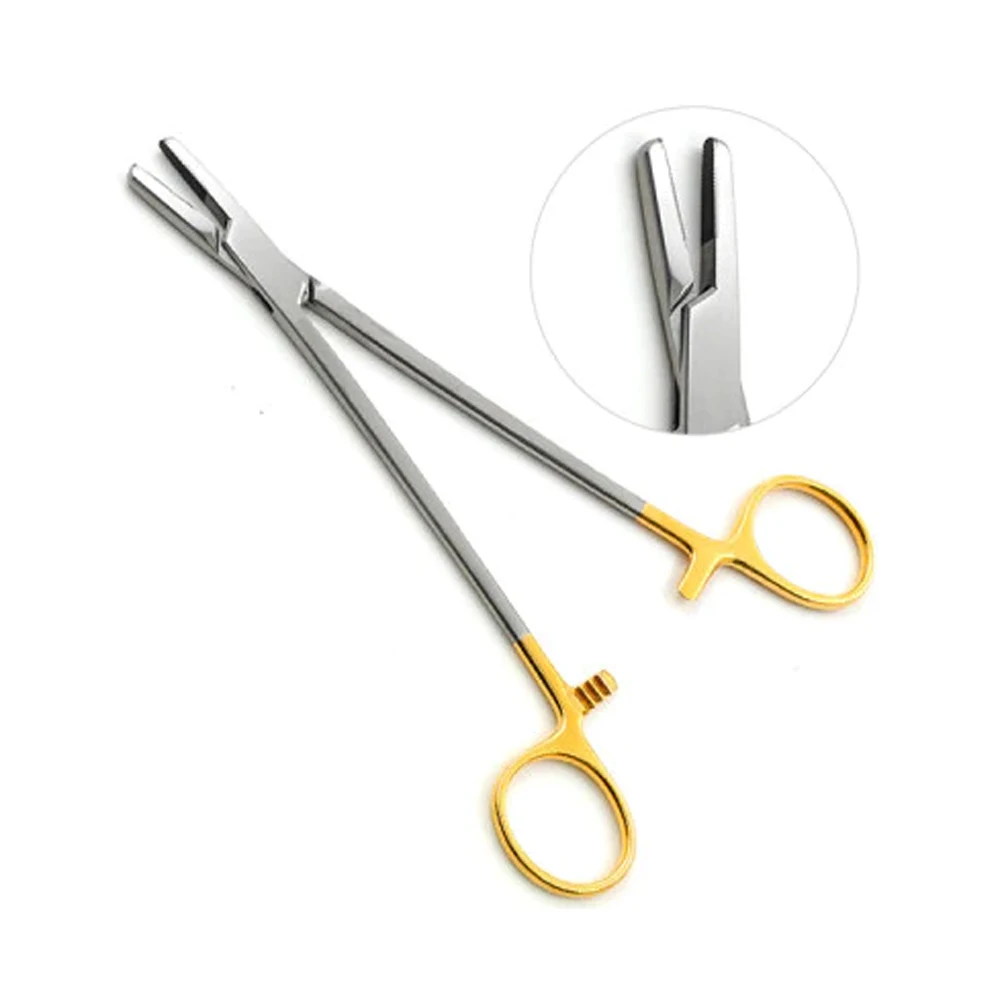 Professional Gold Handle Wire Twisters Needle Holders Tc Forceps Made ...