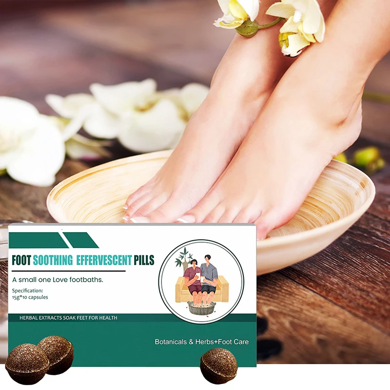 foot medication bath effervescent pill essential chinese heral detox foot bath tablet for relaxing body detox