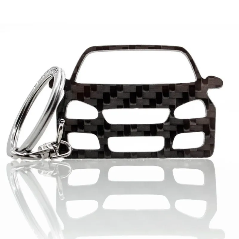 Oem/odm Custom Real Carbon Fiber Keychain Cnc Laser Logo Carbon Fiber