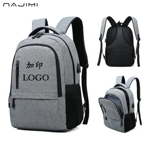 Eastshine Multi-layer Printable Backpack with Dual Shoulder Straps Suitable for  logo Printing on Both Sides USB Port Backpack