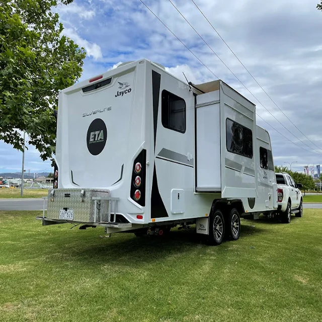 Australian Caravan Rv Travel with Large Space and Allocation Motorcycle ...