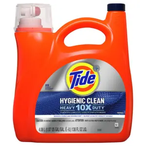 Wholesale Tide HE Turbo Clean Liquid Laundry Detergent for High Efficiency Washers with Powerful Stain Removal Technology