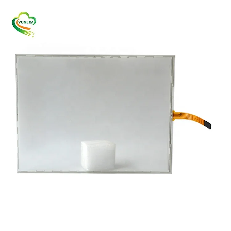 Yunlea 5/7/8.4 /10.4/12.1/12.3/13.3/15/15.6/17/17.3/18.5/19/21.5 Inch Custom Sizes 4 5 Wire Resistive LCD Screen Touch Panel