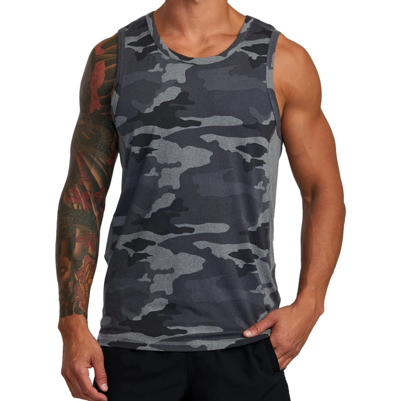 Wholesale Rate High Quality Customized Logo Men Tank Tops Solid Color