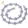 Argento + Aqua pietra blu