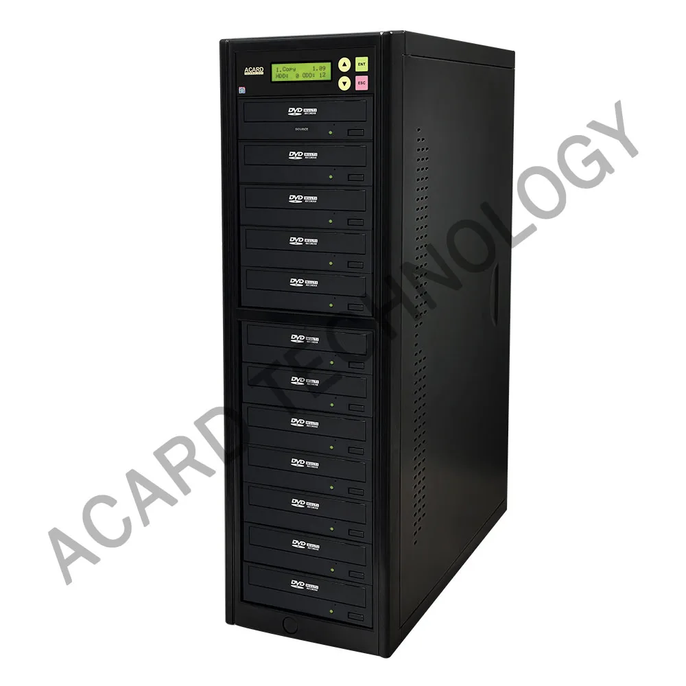 Acard 1 To 11 24x Burner Cd Dvd Duplicator Standalone Tower Using The