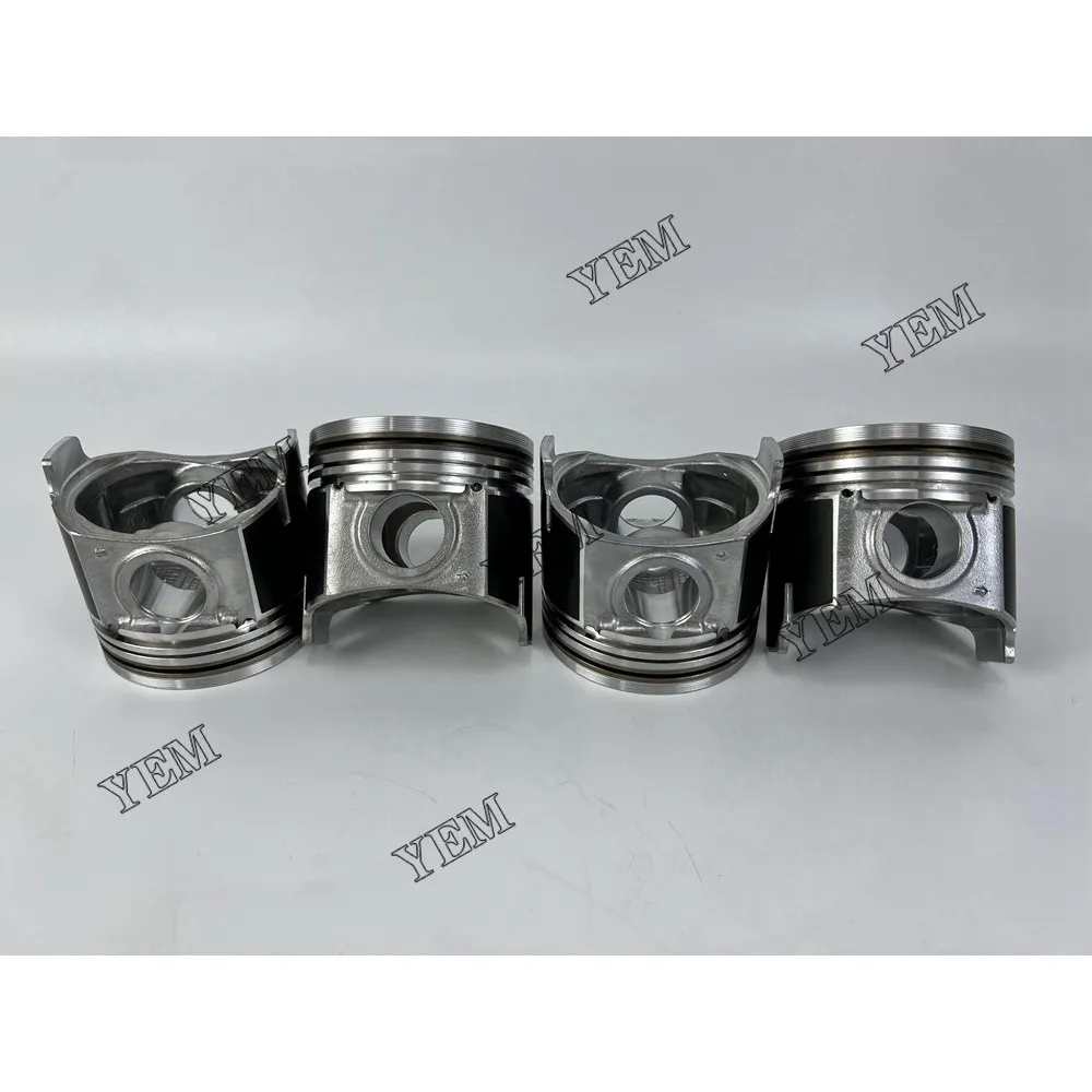 Engine Piston Kit With Pin CIR-CLIP 1J705-21111 Fit for Kubota V2607 Diesel Engine Repair Parts