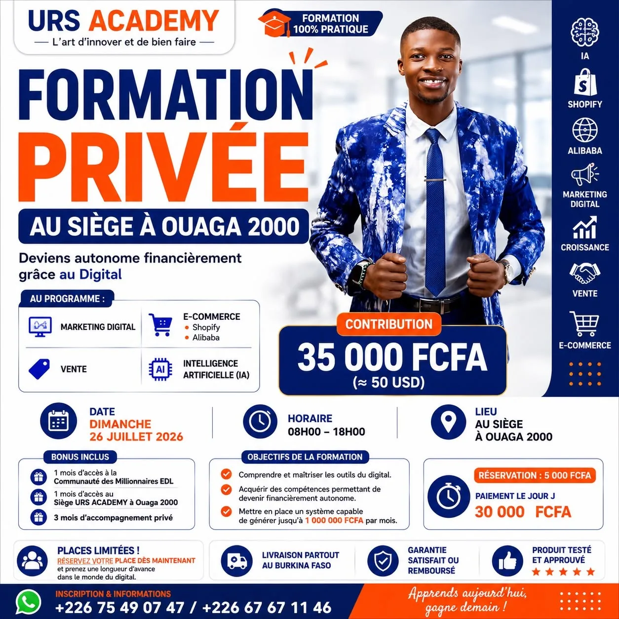 URS Academy Banner Premium