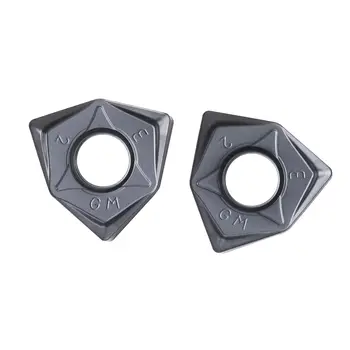 10pcs Milling Inserts WNMU080608 WNMU 080608 0806 Face Milling Cutter Inserts Tungsten Carbide Cutter Milling Tool for Metal