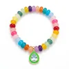 Green water drop bracelet