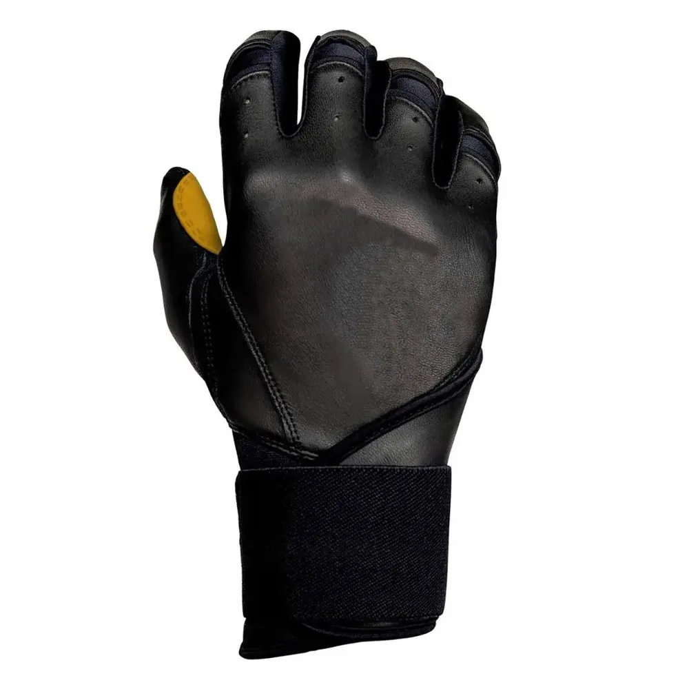 Professional Long Cuff Goatskin Digital Leather Baseball Batting Gloves