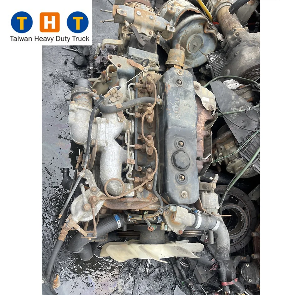 Used Truck Engine 4BE1 3636CC for ISUZU NKR58 & Parts