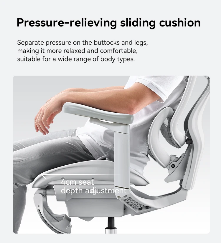 In Stock Mesh C100 Ergonomic Office Chair 4d Linkage Armrest Swivel