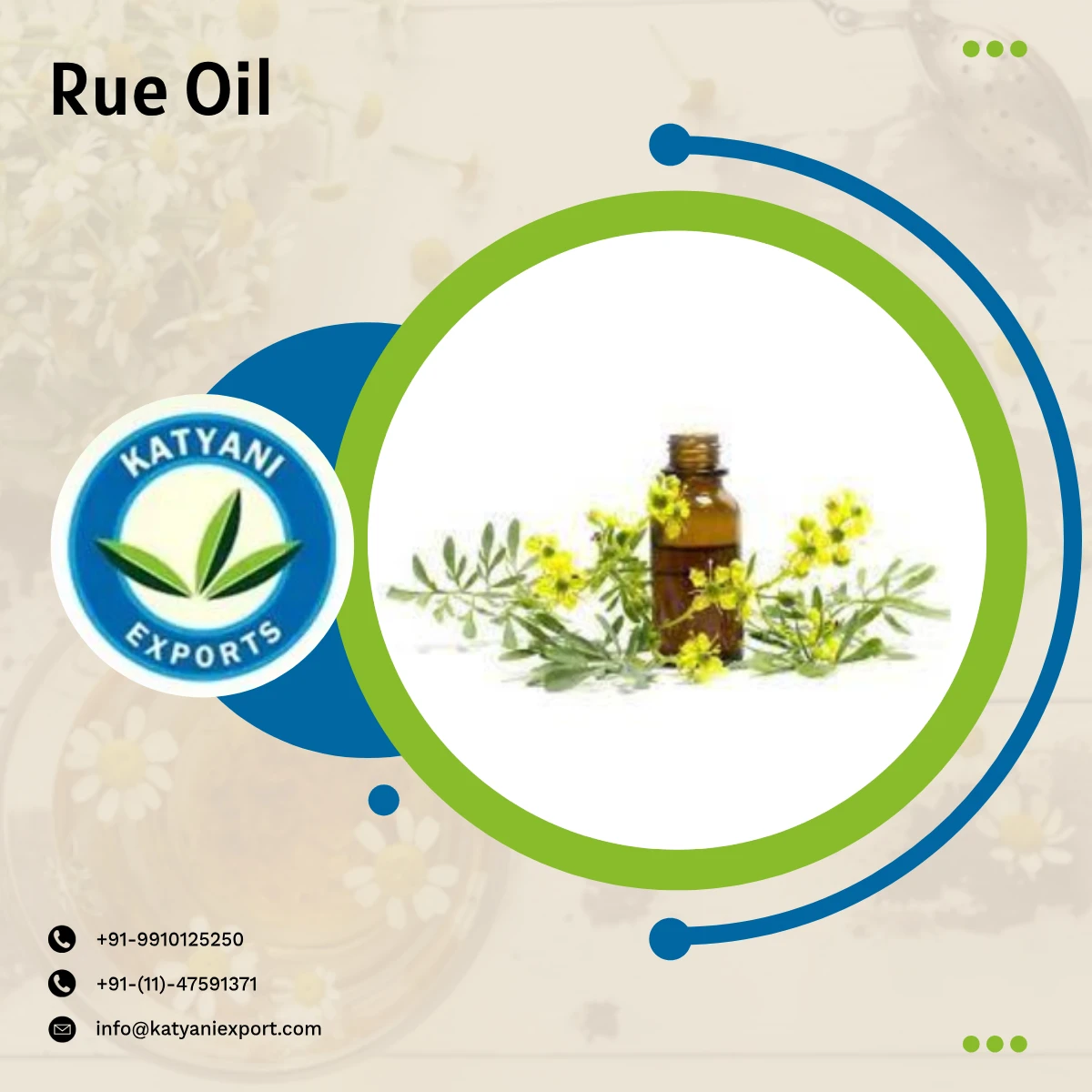 Top Selling 100 Pure And Natural Rue Essential Oil Best Selling