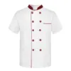 เสื้อคอปกสีแดงเลือดหมู แขนสั้น