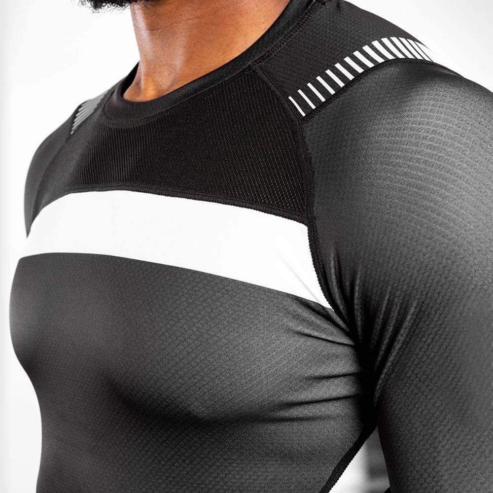 Best Design Bjj Long Sleeve Rash Guard Custom Logo Mma Grappling Rash ...