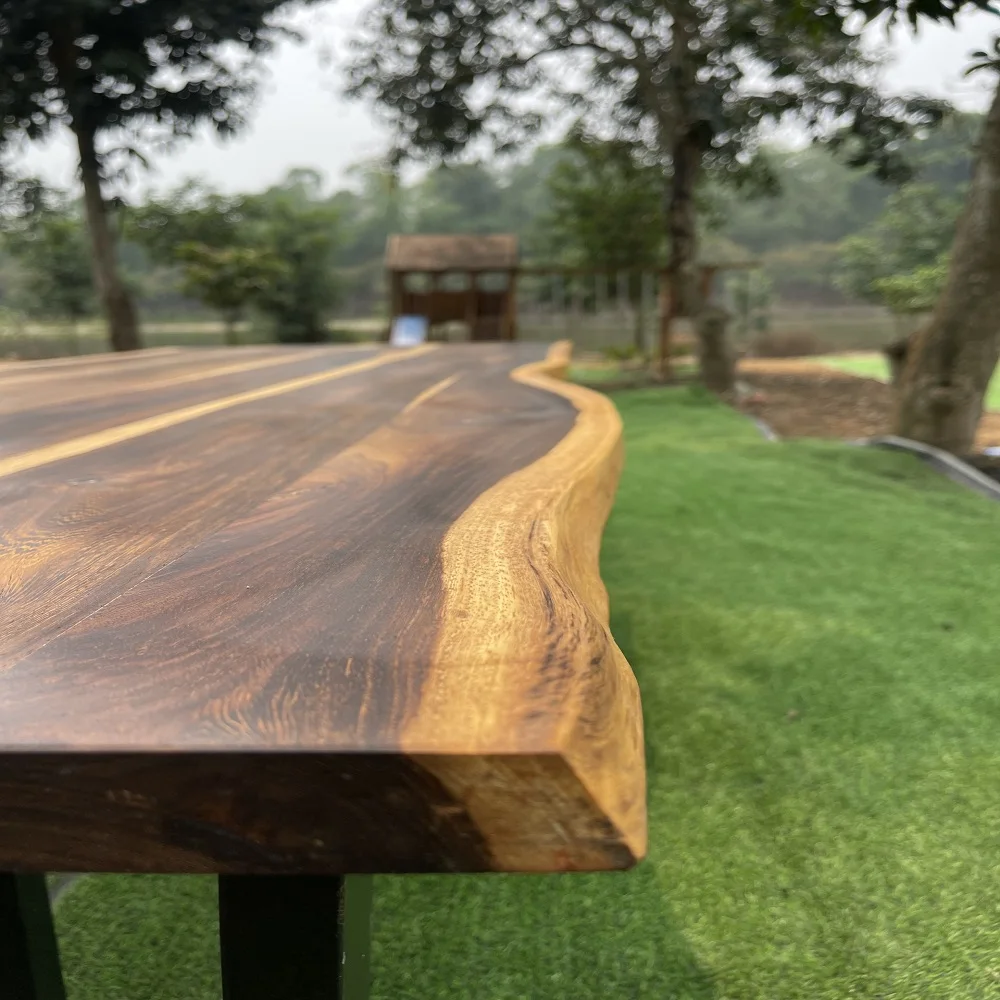 European Style Large Wooden Butcher Block Countertops Solid Wood Worktop Acacia Countertops