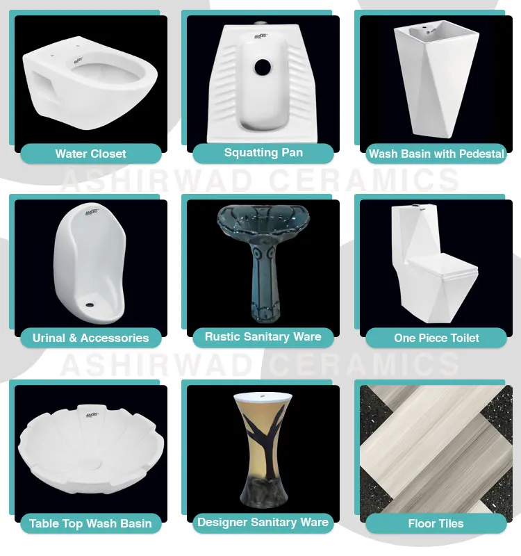 Superlative Quality Ashirwad Modern Ceramic Wall Hung Urinal Bowl Toilet Gravity Flushing 5 Year Warranty Cube-8002 Model Widely