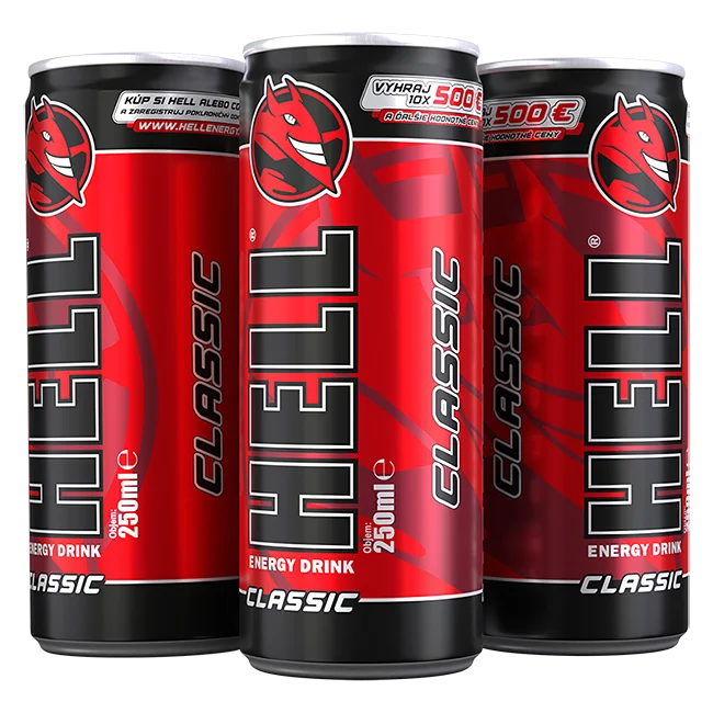 Hell 250 ml Energy Drink from Hungary Hell 250 ml Energy Drink