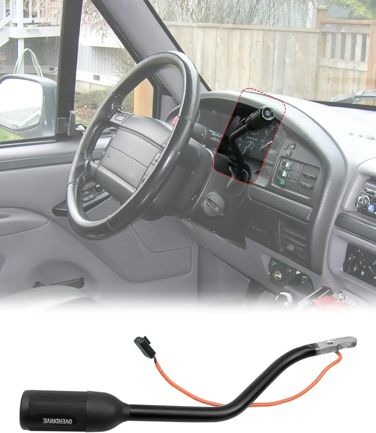 F4TZ-7210-B F4TZ7210B Transmission Gear Shifter Lever and Overdrive ... — 5