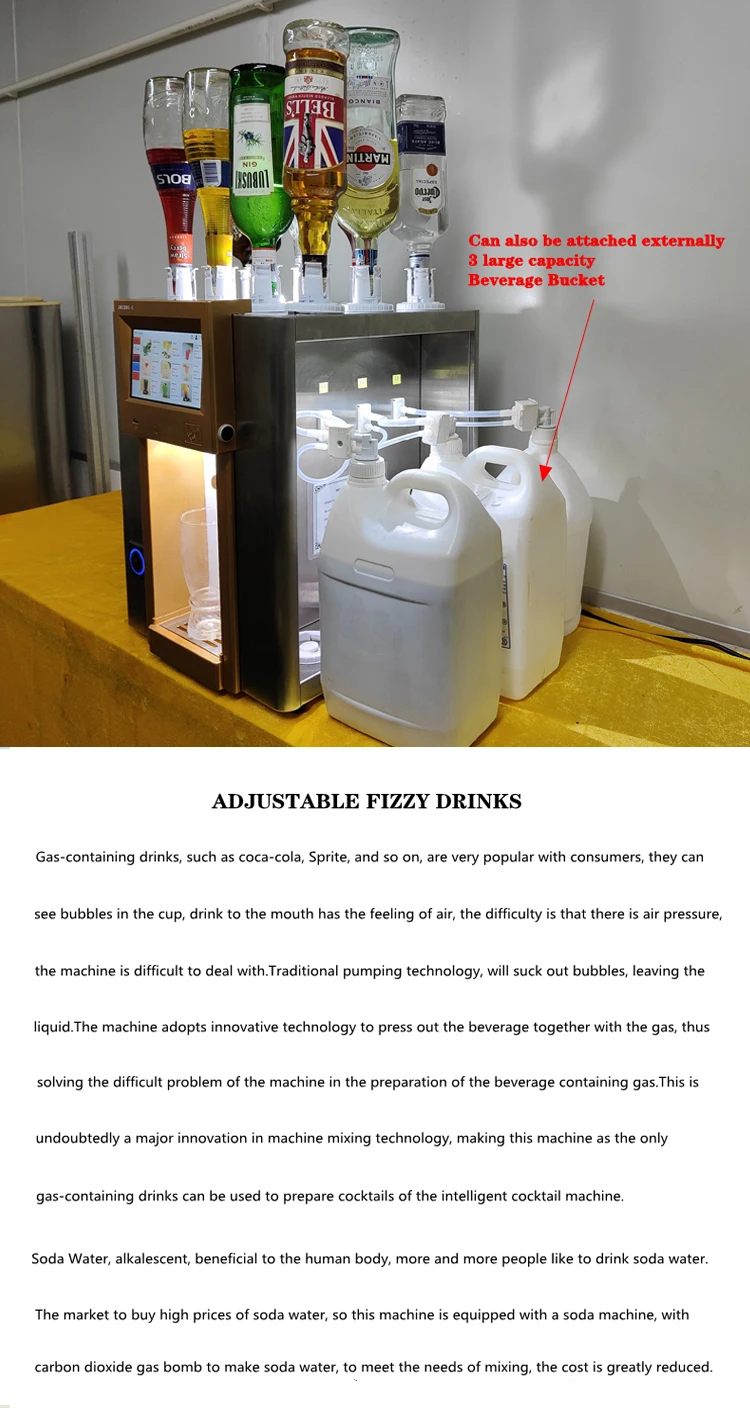 Smoothie Cocktail Vending Machine Tea Cocktail Machine Vending Machine